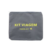 Kit Organizador Mala Le Travel com 3 Peças Cinza