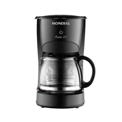 Cafeteira Elétrica Mondial Pratic CN-01 Preta 20 Xícaras - 127V