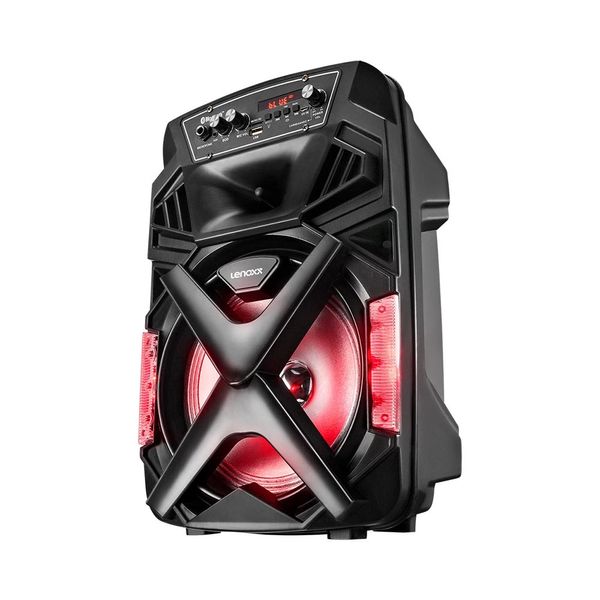 Caixa de Som Amplificada Portátil Lenoxx CA101 150W Preto - Bivolt Caixa de Som Amplificada Portátil Lenoxx CA101 150W Preto - Bivolt