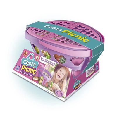 Cesta de Picnic Zuca Toys com Acessórios