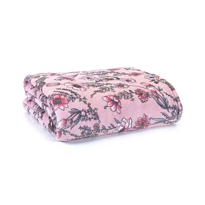 Colcha de Casal Le Casa Soft Estampada 100% Poliéster Rolinho - Item Sortido