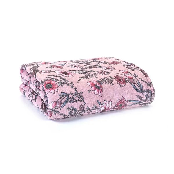 Colcha de Casal Le Casa Soft Estampada 100% Poliéster Rolinho - Item Sortido
