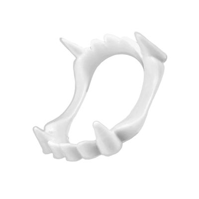 Dentadura Brasilflex Drácula Branco com 12 Unidades