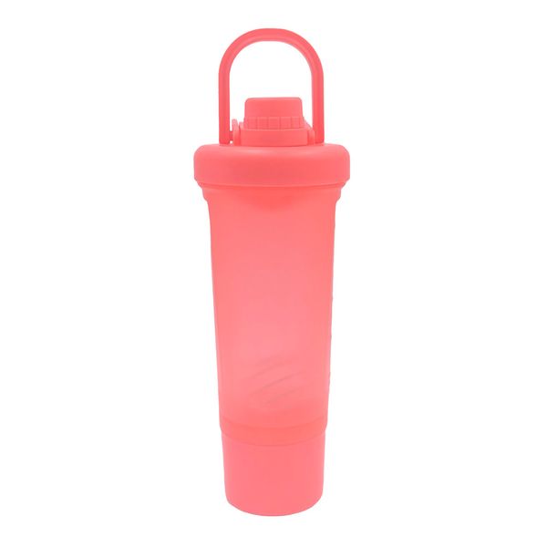Garrafa Squeeze Le Shake com Misturador Colorida 600ml Garrafa Squeeze Le Shake com Misturador Colorida 600ml