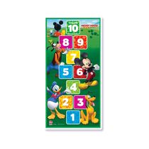 Tapete Eva de Amarelinha Líder com Tema do Mickey e Seus Amigos