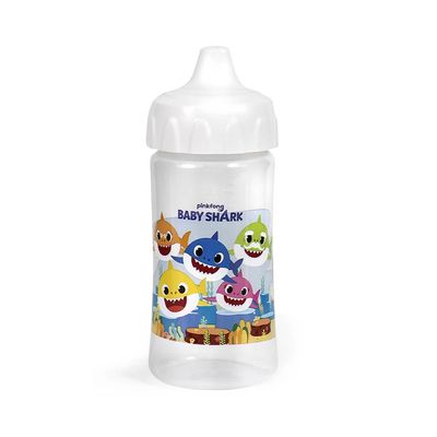 Copo de Treinamento Babygo com Válvula Redutora de Pingos Baby Shark 240ml