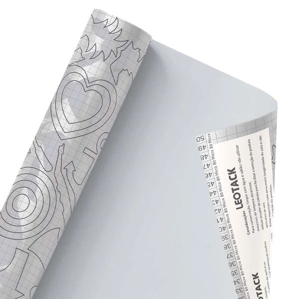 Plástico Adesivo Leoarte Cristal 60 Micras 45cmx1,5m Plástico Adesivo Leoarte Cristal 60 Micras 45cmx1,5m
