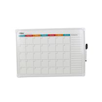 Quadro Magnético Branco Le Planejamento Mensal com Marcador 32x45,5cm