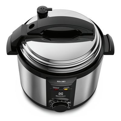 Panela de Pressão Elétrica Electrolux por Rita Lobo 5L Preta Efficient c/ Timer (PCE20) 220V