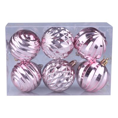 Kit Bolas de Natal Le 6cm com 6 Unidades - Item Sortido