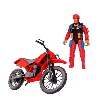 Moto Samba Toys com Bombeiro