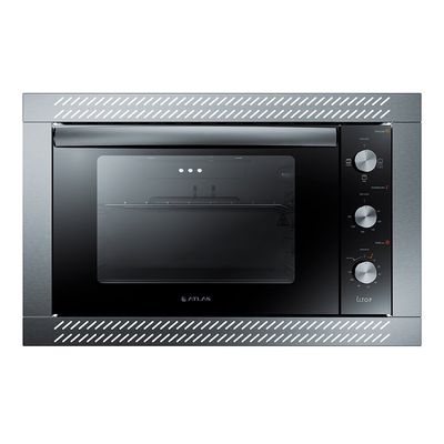 Forno de Embutir Elétrico 44L Atlas U Top com Grill e Timer Preto / 110V