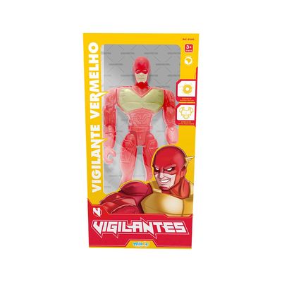 Boneco Articulado Vigilante Vermelho Mielle
