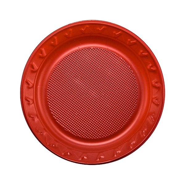 Prato Descartavel Regina N15 Vermelho com 10 Unidades Prato Descartavel Regina N15 Vermelho com 10 Unidades