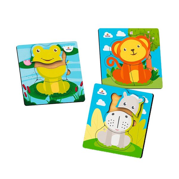 Quebra-Cabeça Xalingo Encaixe Bichinhos 12 Peças Quebra-Cabeça Xalingo Encaixe Bichinhos 12 Peças