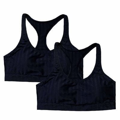 Kit 2 Tops Selene 3D Feminino GG / Preto