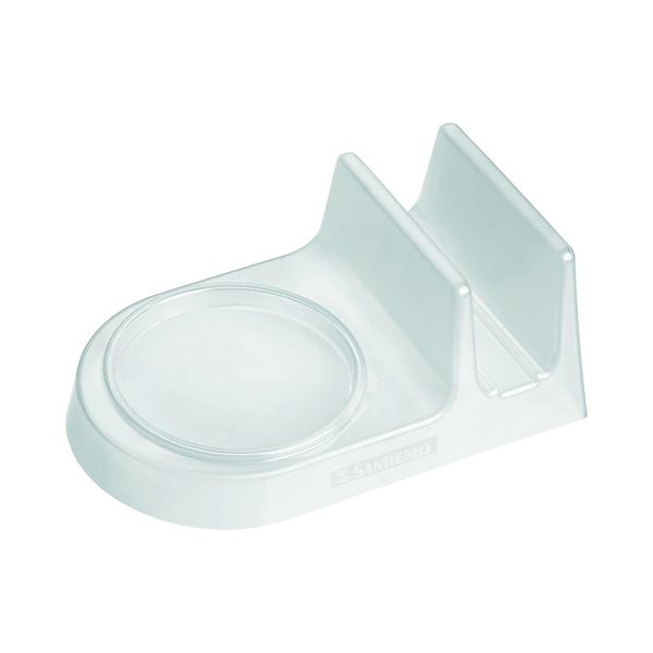 Porta Detergente Sanremo Cristal em Plástico Branco Porta Detergente Sanremo Cristal em Plástico Branco