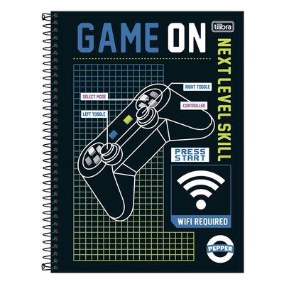 Caderno Universitário Tilibra Pepper 10 Matérias 160 Folhas - Item Sortido