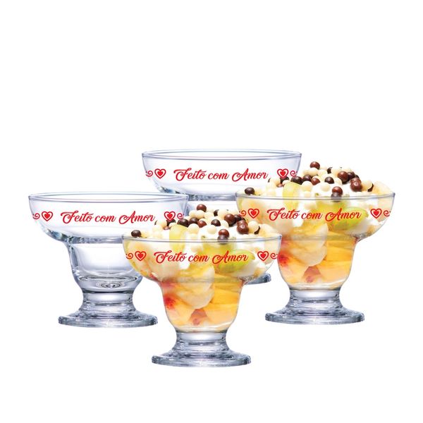 Jogo de Taças para Sobremesa Ruvolo Cancun Jogo de Taças para Sobremesa Ruvolo Cancun