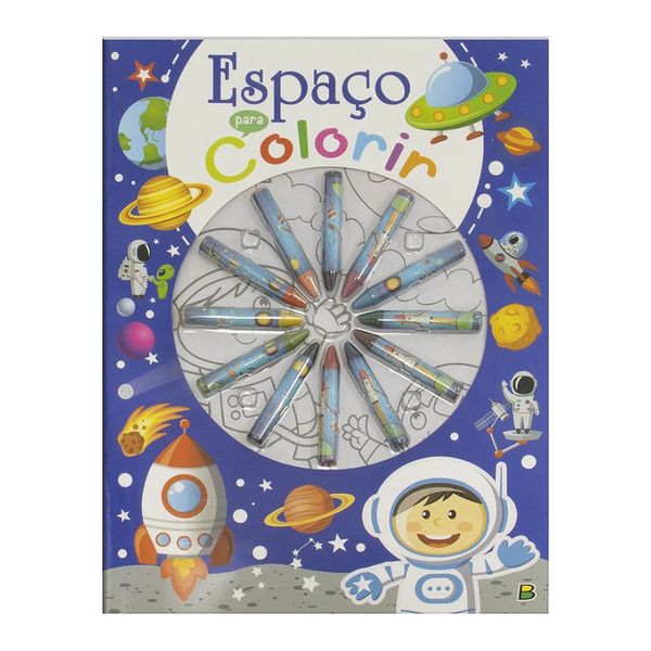 Livro Infantil Todolivro Cores em Ação Espaço para Colorir