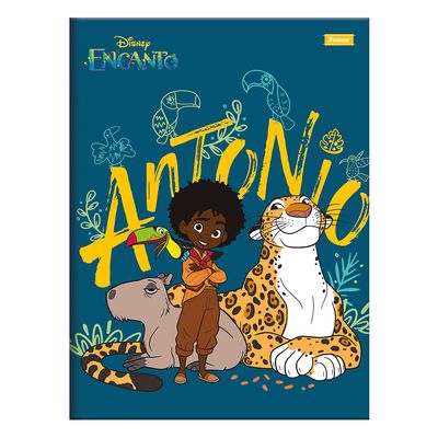 Caderno Brochura Foroni Capa Dura 1/4 Disney Encanto 80 Folhas - Item Sortido