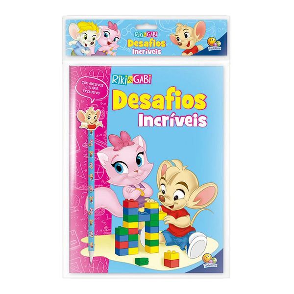 Livro Infantil Todolivro Riki Desafios Incríveis