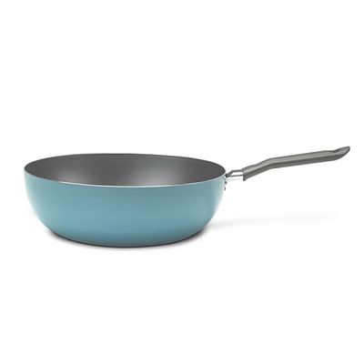 Frigideira Wok Antiaderente Brinox Fun Verde 24cm