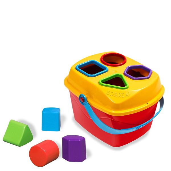 Brinquedo Cestinha Didática Cardoso Formas Geométricas Brinquedo Cestinha Didática Cardoso Formas Geométricas