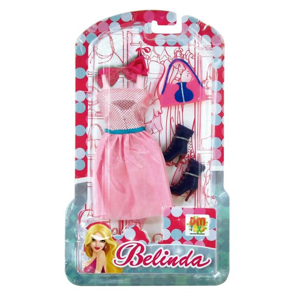 Conjunto de Roupas e Acessórios DM Toys para Boneca Belinda - Item Sortido