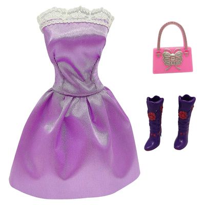 Conjunto de Roupas e Acessórios DM Toys para Boneca Belinda - Item Sortido