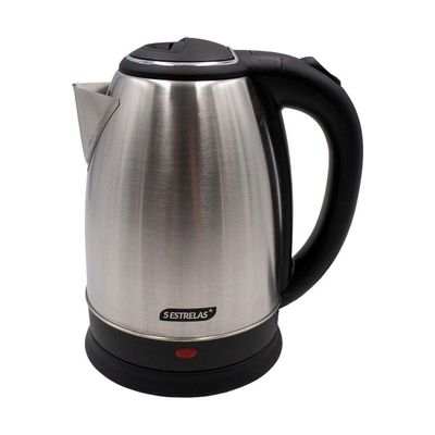 Chaleira Elétrica 1,8L Em Inox Escovado 220V 1500w Rápida Fervura