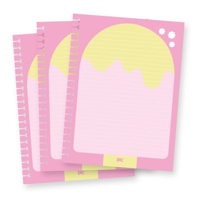 Caderno Colegial 1/4 DAC Smart Hello 80 Folhas