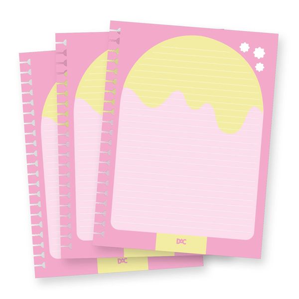 Caderno Colegial 1/4 DAC Smart Hello 80 Folhas