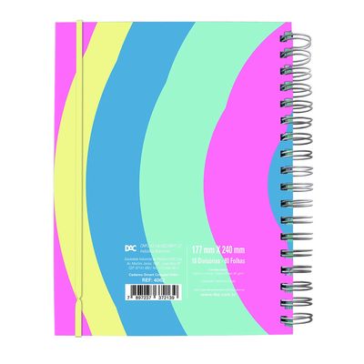 Caderno Colegial 1/4 DAC Smart Hello 80 Folhas