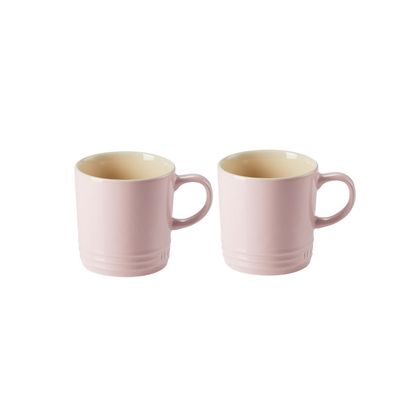 JOGO 2 CANECAS LE CREUSET CHÁ 350ML Shell Pink
