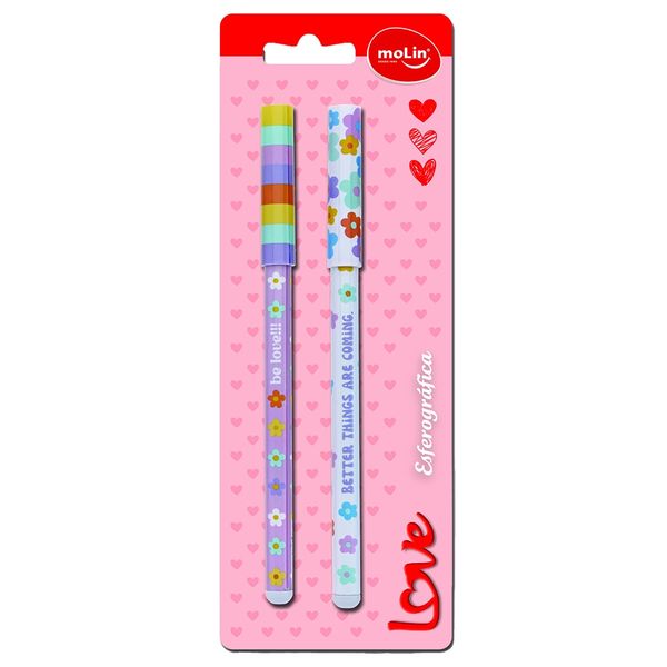 Caneta Esferográfica Molin Love Daisy 1.0mm