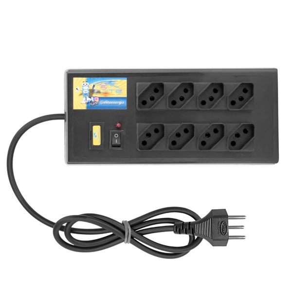 Filtro de Linha Forusi Diagonal 8 Tomadas 10A