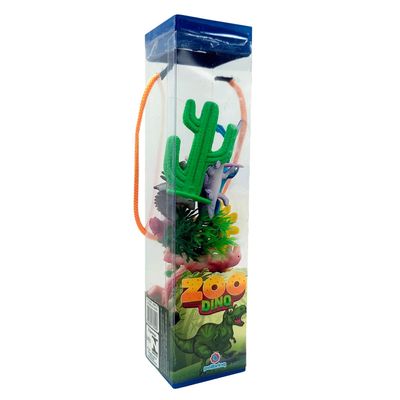 Conjunto Mini Dinossauros Polibrinq com 10 Peças