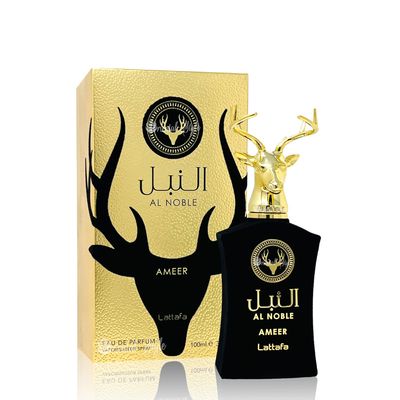 Ameer Al Noble Lattafa Eau de Parfum Unissex 100ml Árabe 100ml / Incolor
