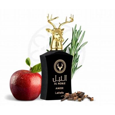 Ameer Al Noble Lattafa Eau de Parfum Unissex 100ml Árabe 100ml / Incolor