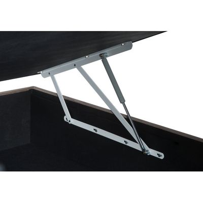 Base para Cama Box Casal Queen com Baú S. Design para Colchão de 158 cm - 1600 Cinza
