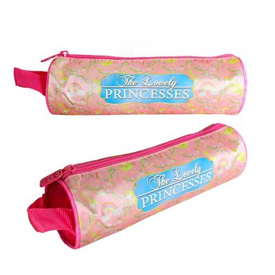 Kit Mochila Infantil Escolar c/ Rodinha 3 Pçs Princesas Rosa