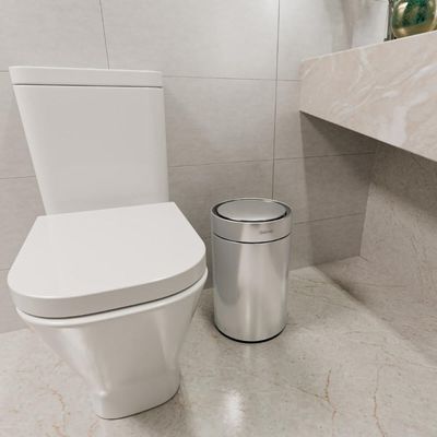 Lixeira Inteligente 11L Sensor Automático Inox Tramontina Sense Round Balde Removível Luxo