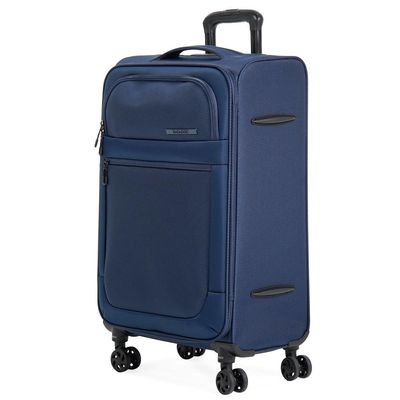 Mala Média de 23kg Poliéster 4 Rodas 23" Edimburgo Azul M / Azul