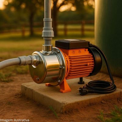 Motobomba Bomba D'água Autoaspirante Inox Tramontina BTA10i Bivolt Poço Irrigação Doméstico