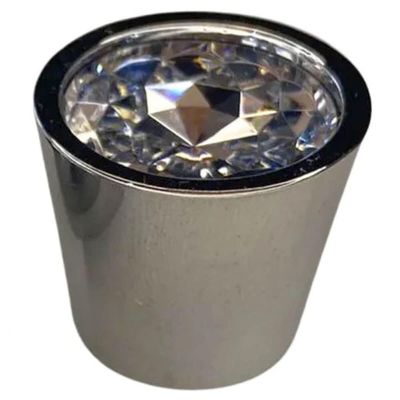 Puxador Ponto Cromado 2cm para Móveis Torralba Trend Redondo Planejado Zamac