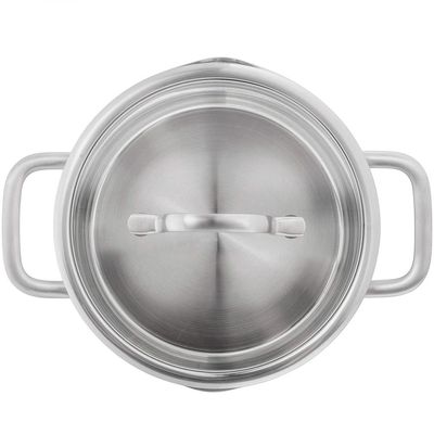 Jogo de Panelas Inox Zwilling Trueflow com 4 peças: Elegância e Precisão na Cozinha