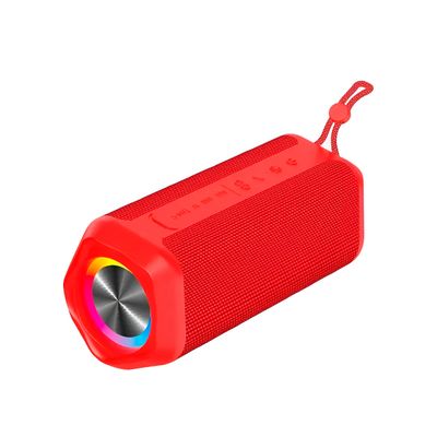 Caixa de Som Bluetooth Resistente à Água Portátil LED RGB Modelo:Azul