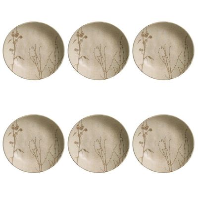 Conjunto De Pratos Fundos 06 Peças Bio Cyperus Porto Brasil