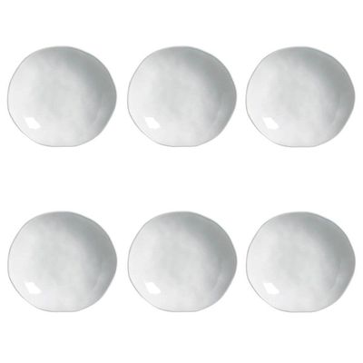Conjunto De Pratos Fundos 06 Peças Orgânico New White Porto Brasil